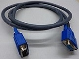 DB15M/DB15S VGA cable dark grey